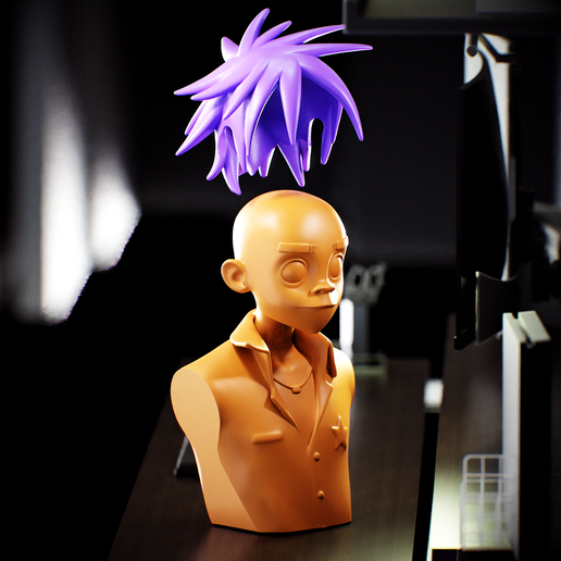 👤 Gorillaz 2D Bust superplastic - Murdoc Niccals, Noodle, Russel