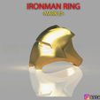 untitled.18.jpg IRON MAN RING - iron man jewelry - Mark 85 - Infinity war 3D print model