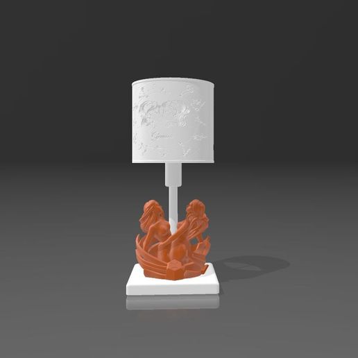 LAMPE / LITHO Gemini astrological sign - 3D model önizlemesi