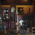 Miniature-Early-1900-Room-12.jpg MINIATURE Witch's Room Furniture Collection | Miniature Furniture | 1:12 Dollhouse