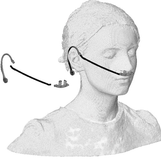 Nose-piece-4.png Dune Stillsuit Nasal Moisture Collector | Cosplay Wearable | By Collins Creations 3D