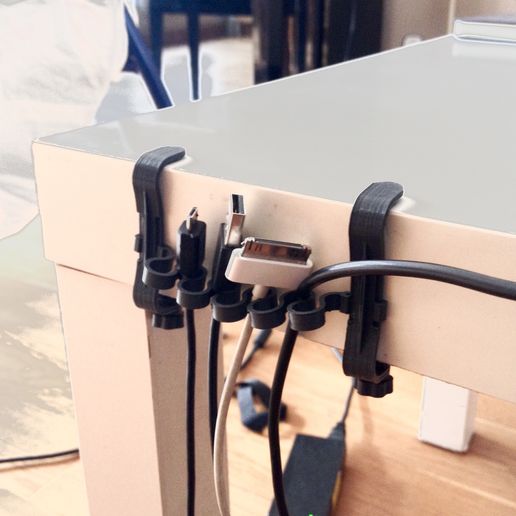 Flexible cable holder - 3D model önizlemesi