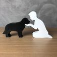 IMG-20240326-WA0045.jpg Boy and his Golden Retriever for 3D printer or laser cut