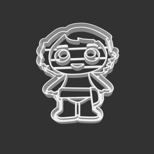 COOKIE CUTTER - BABY MOANA (MOANA SING ALONG) - 3D model önizlemesi