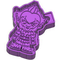 crown-2.png Fichier STL Clown effrayant Halloween MOULES FRAISÉS - BOÎTE DE MOULES EN SILICONE・Objet imprimable en 3D à télécharger