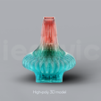 B_8_Renders_0.png Niedwica Vase B_8 | 3D printing vase | 3D model | STL files | Home decor | 3D vases | Modern vases | Floor vase | 3D printing | vase mode | STL