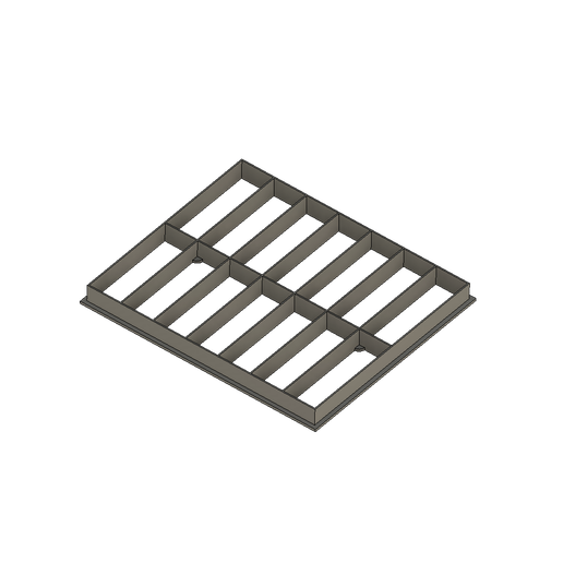 Multiple Rectangle Cutter x16 3D model