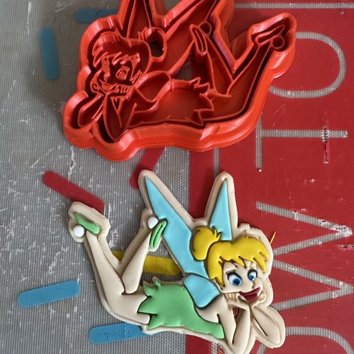 Tinkerbell Laying Cookie Cutter
