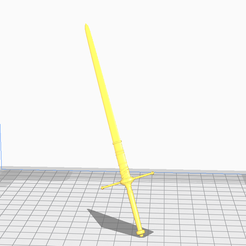 sword.png Fichier OBJ Épée longue・Modèle pour imprimante 3D à télécharger