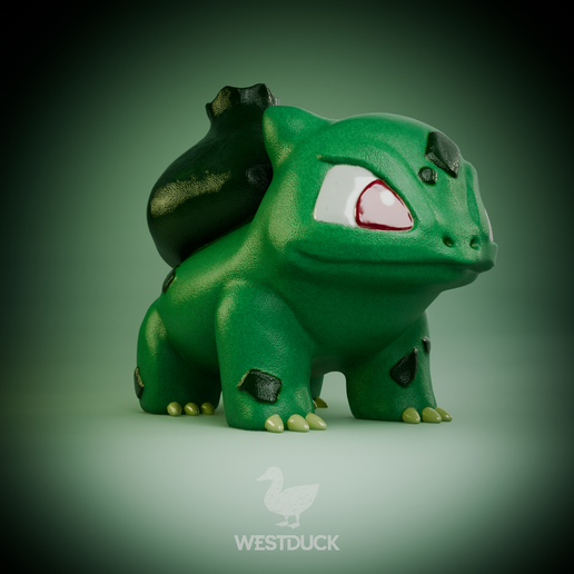 🐉 Bulbasaur・Free STL File for 3D printing・Cults