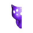 head_upper.stl furry head base - Leo