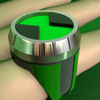 cc0004.png Omnitrix - Ben 10 Ring STL (FREE)