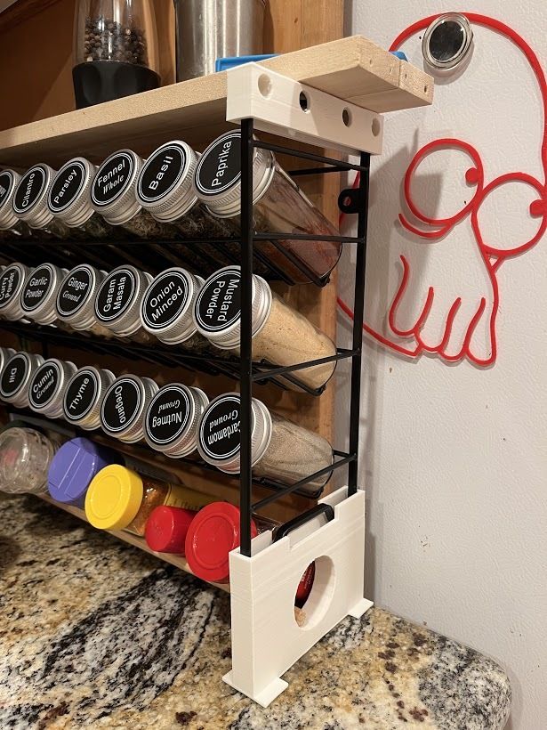 Free 3D file Spice rack riser and topper・3D print object to download・Cults