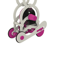 Image0005h.png Windup Bunny 2 With a PLA Spring Motor and Floating Pinion Drive