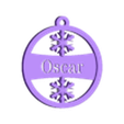 ornament_medallion_snowflake2_20221217-54-67jldw.stl Oscar Ornament Medallion Snowflake