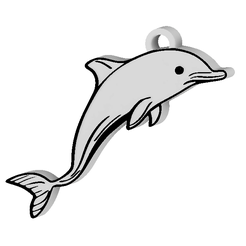 delf-1.png ADORABLE DOLPHIN KEYCHAIN / EARRINGS / NECKLACE