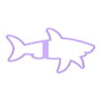 00637 akula.stl SHARK COOKIE CUTTER