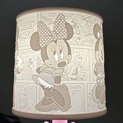 Minnie-1.jpg Lampshade lithophanie Minnie Disney