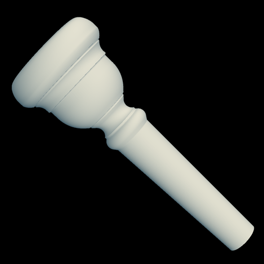 Blessing-5-vintage-cornet-mouthpiece-2.png Reproducción en 3D de la boquilla de corneta Blessing 5