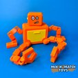 image1.png Flexible Toy robot with interchangeable components