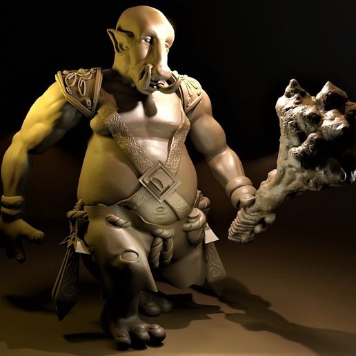 Troll_Render_1.jpg Troll - with Rock Bludgeon