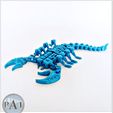 008.jpg STL file Articulated Robot Scorpion・3D printable model to download