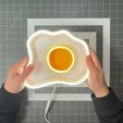 2.jpg Free 3D file 3D Printed Egg Splatter Neon Sign・3D printer design to download