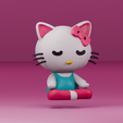 0002.png Hello Kitty Meditating | Yoga | Calm