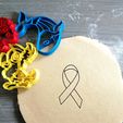 cancer-ribbon.jpg Cancer Ribbon Cookie Cutter