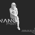 Artboard-2-copy-24.png STL file Girl with hood・Model to download and 3D print