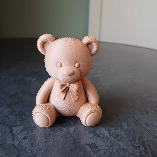 Cute Teddy Bear – Sitting Bear Figurine ( with commercial license)