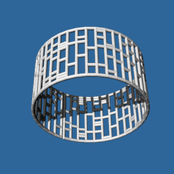 RANDOM.png STL file BRACELET SIZE M RANDOM PATTERN・3D printing idea to download