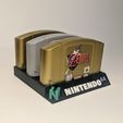 713266d1d8580dc584c0ced1a721584f_display_large.jpg Free STL file Nintendo 64 5 Slot Cartridge Holder・3D printer model to download