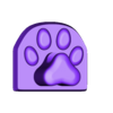 Foot One Piece.stl Dog Paw Leash Hook