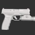 twm301.png Springfield Hellcat Pro Nightstick TWM30 Real Size 3D Gun Mold