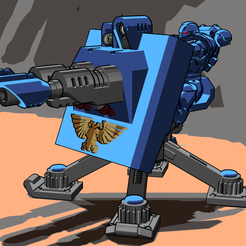 Turret-Boi.png STL-Datei Turret Boi kostenlos・Modell für 3D-Druck zum herunterladen