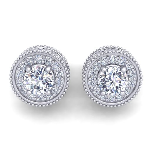 Fancy Earring , Pendent , Solitail Ring And Engagement Ring 3D model