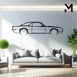 camaro-ss-1968.png Wall Silhouette: Chevrolet Set