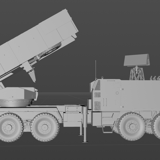 🚀 Modelo digital del lanzacohetes autopropulsado brasileño Astros III ...