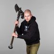 Steel-Battleaxe-replica-prop-from-Skyrim-by-Blasters4Masters_1.jpg Steel Battleaxe Skyrim Prop Replica Weapon The Elder Scrolls V
