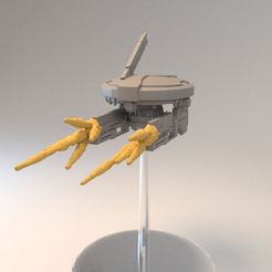 1.jpg Free 3D file Space Communist Gun Drone・3D printing idea to download