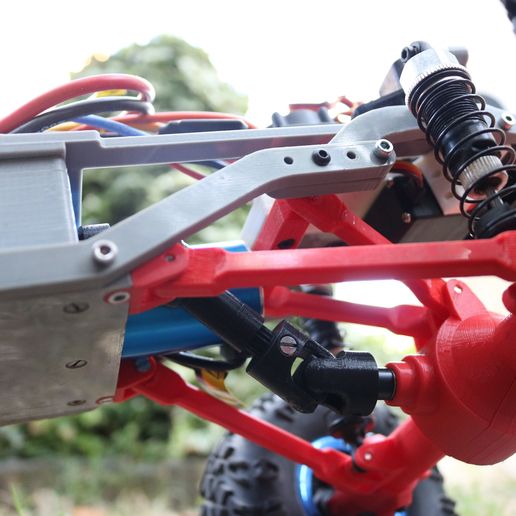 IMG_4980.JPG MyRCCar 1/10 MTC Chassis Rigid Axles Version. Customizable chassis for Monster, Crawler or Scale RC Car