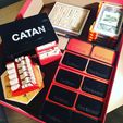 Catan Organizer Cover Photo.jpg Catan Settlers + Seafarers game piece holder/storage dual funtion organizer