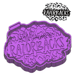 ink.png Arkansas Razorback Leopard Freshie STL Formgehäuse