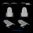 _preview-Sunshine.png FASA Federation Non-combatants Part 1: Star Trek starship parts kit expansion #23a