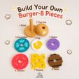 Burger-Ingredients.jpg 🍔 Burger Stacking Toys – 3D Printable STEP