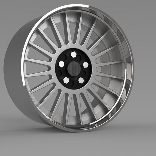 Alpine wheel BMW for scale model car - 3D model önizlemesi