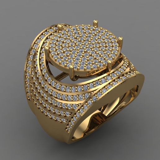 WOMEN RING - 3DM RENDER DETAIL 3D PRINT MODEL - 3D model