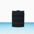 blacka3.jpg black water storage 1000L h0 scale 1-87