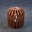 TeaC-18-Pill-Weave-Md.png TeaC | Tea Light Holder | Weave Top (18) *Md